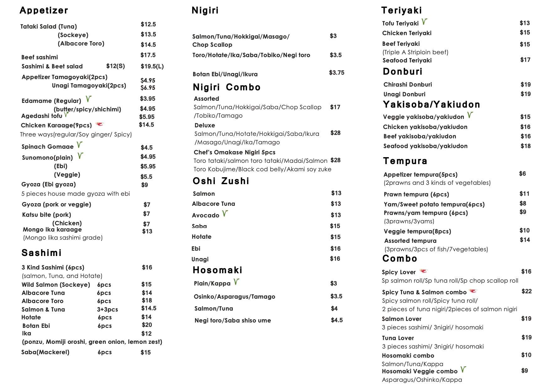 Dada Take out menu new final II – the kitchen dada